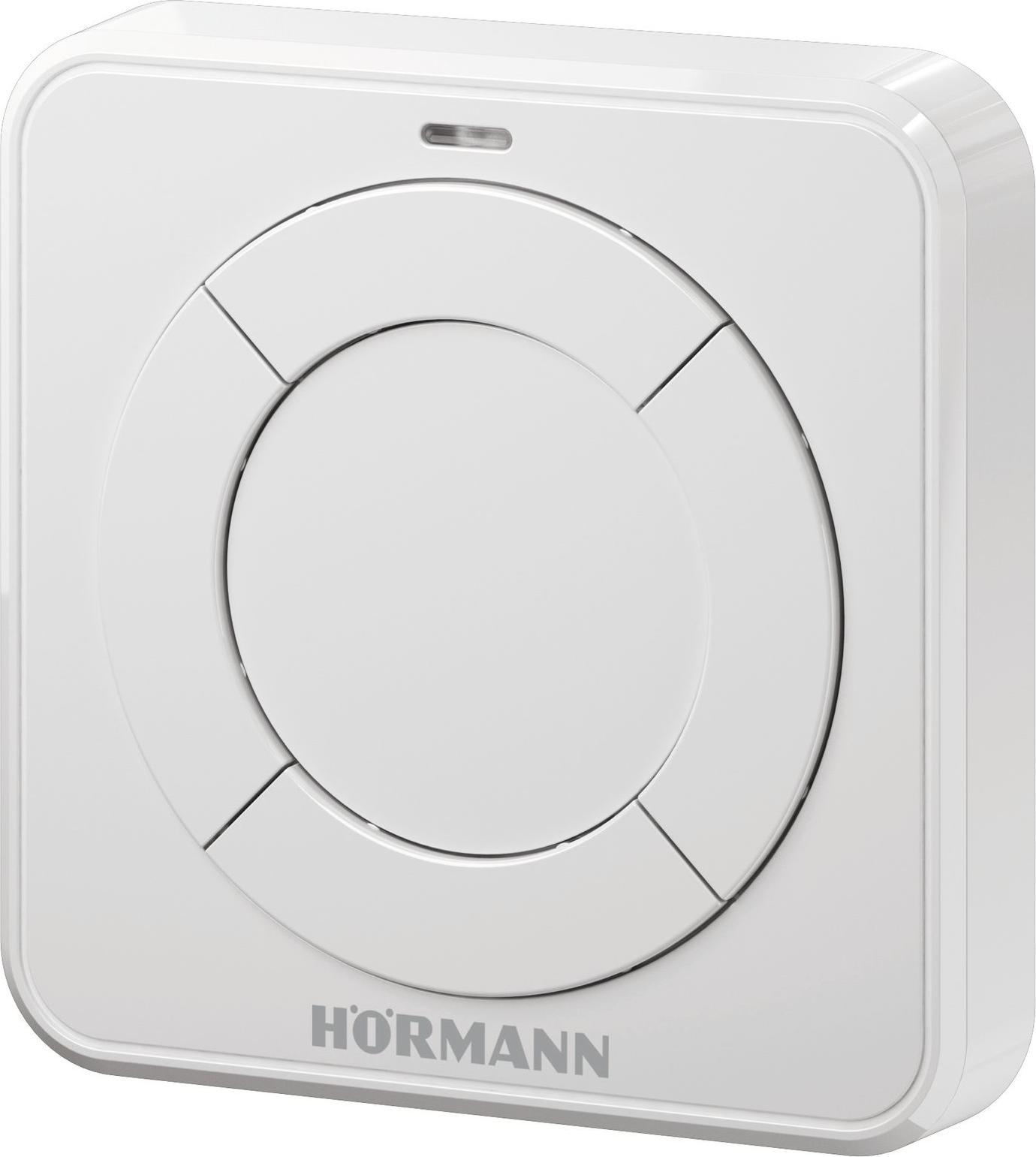 Hörmann Härmann Funk-Innentaster FIT 4 BS (vier Tastenfunktionen, Weiß) 4511822