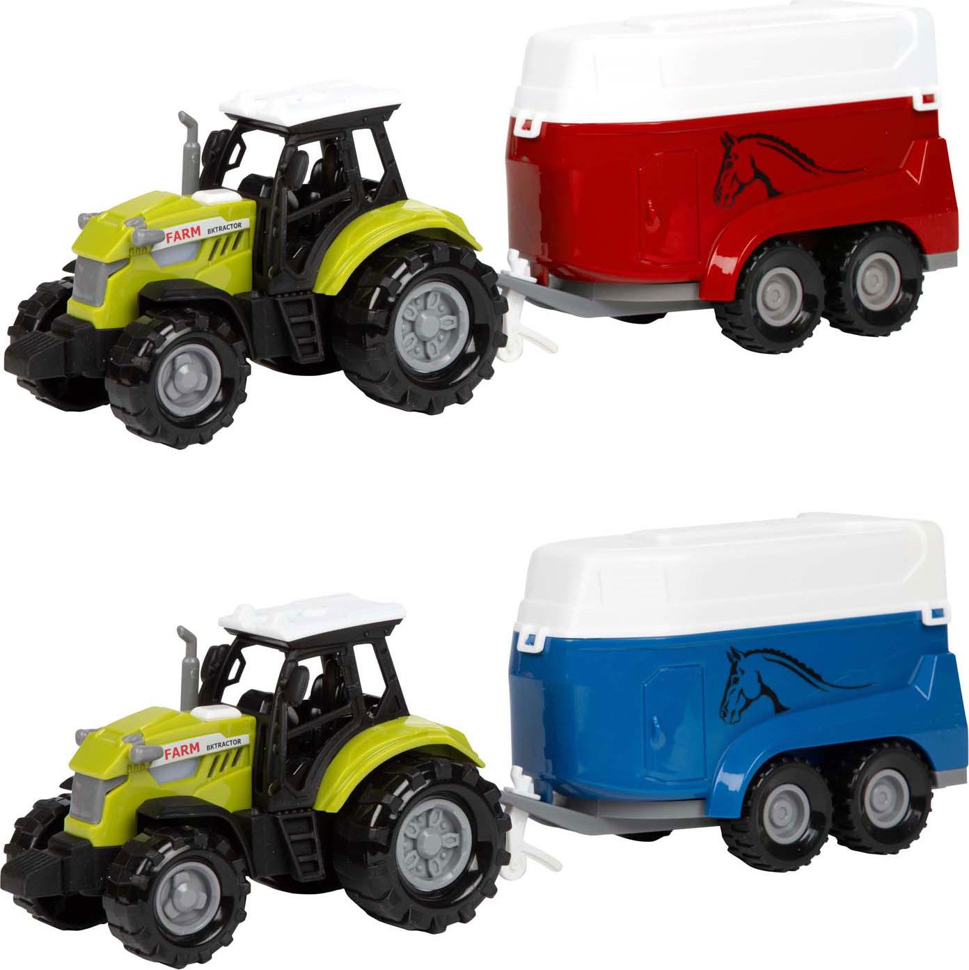 Toi-toys Toi Toys Traktor mit Anhnger 10cm