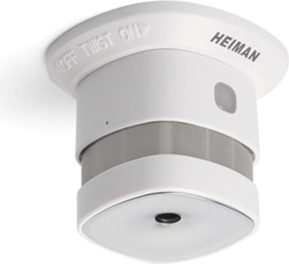 Heiman Zigbee Rauchmelder mit App-Benachrichtigung & LED-Alarm HEIZHS1SA-1384