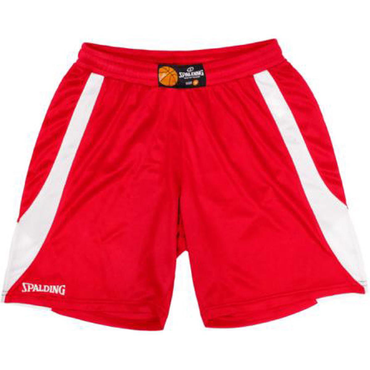 Spalding Jam Basketballshort Damen - Rot / Weiß