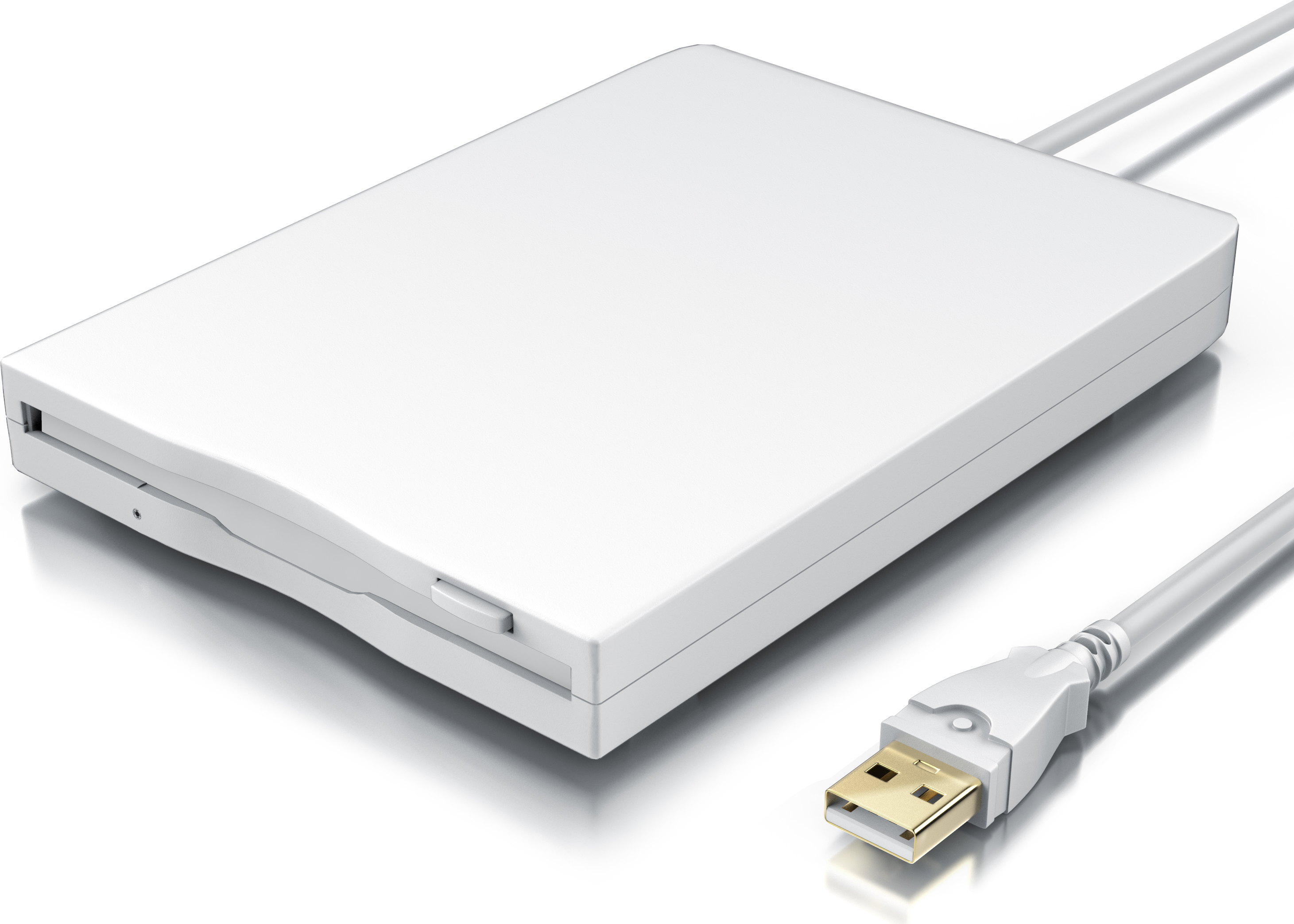 CSL Diskettenlaufwerk, USB 1.1, Externes USB Floppy Laufwerk FDD 1,44MB (3,5) für PC & MAC 300404