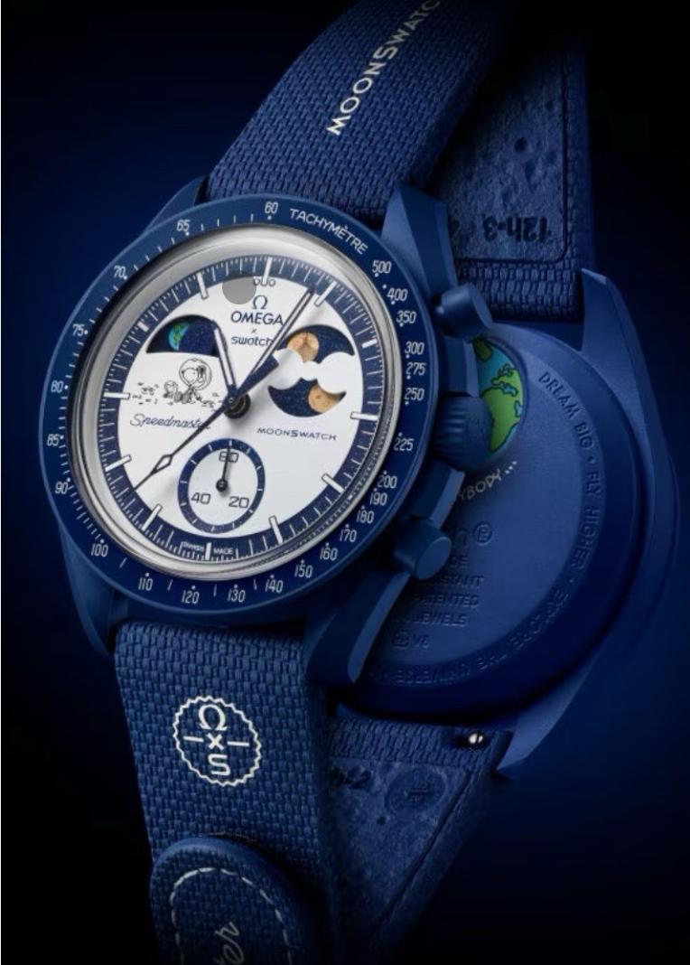 Omega x Swatch Misia Super Blue Moonphase