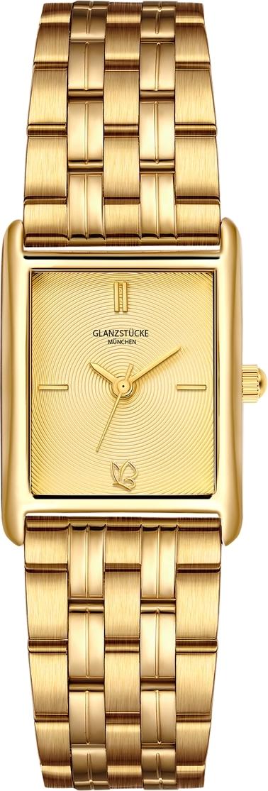 Glanzstücke München Armband-Uhr gelbgold gelbgold Edelstahlgelbgold 10130054 101300540