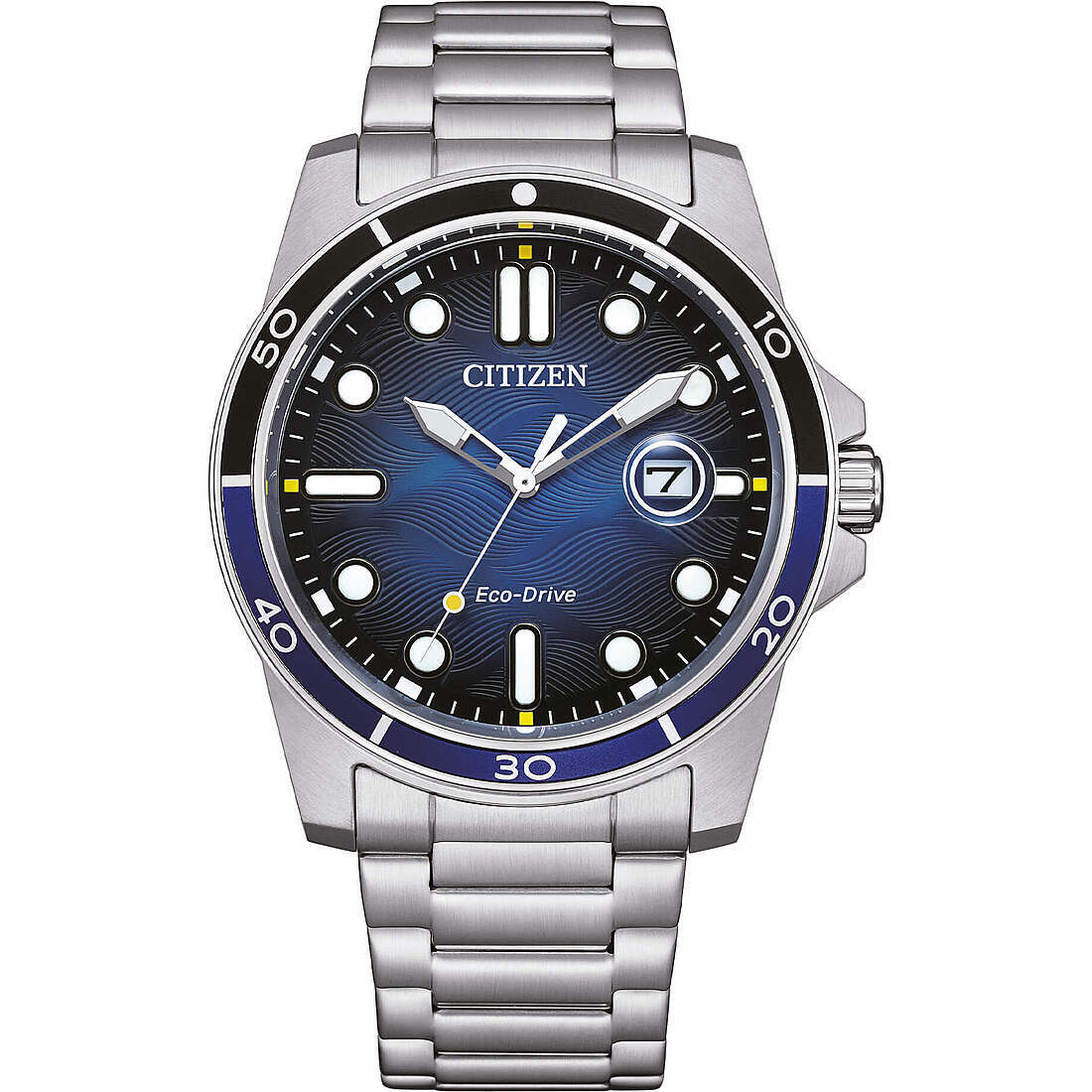 Jediný čas Citizen Silver Collection Action OF - muž