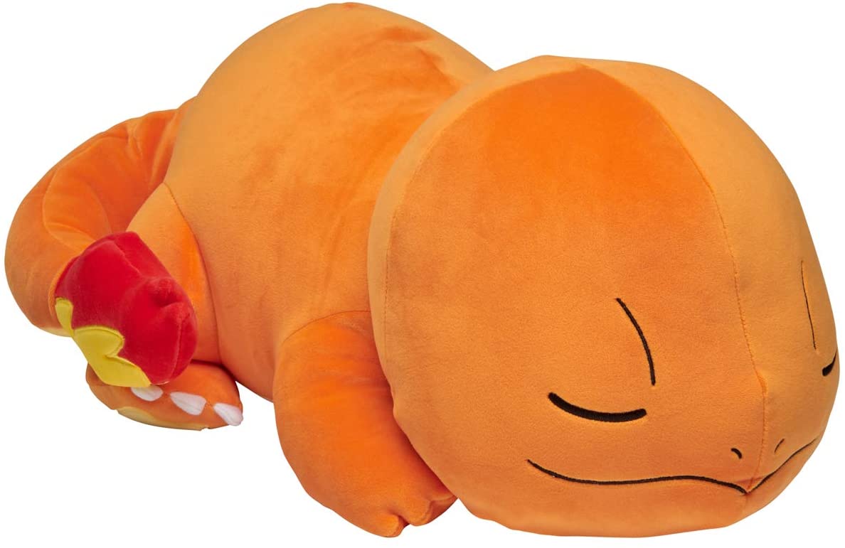 Pokémon Kuscheltier schlafend Charmander junior 16 cm orange 
