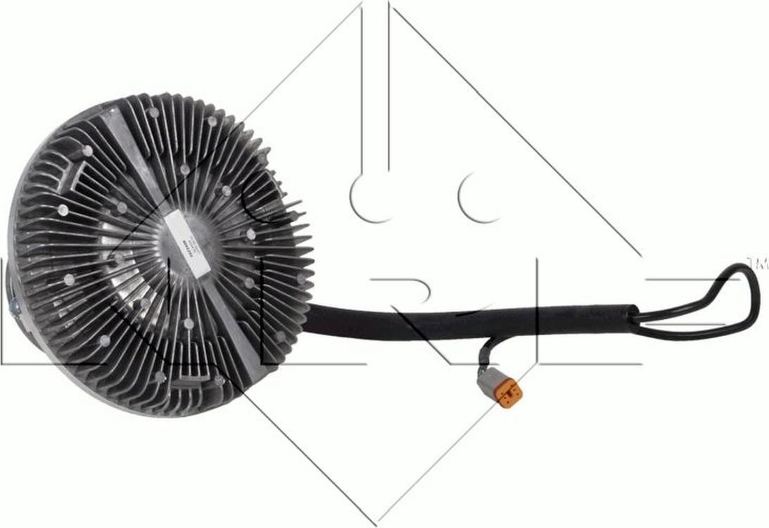 Ventilátor chladiča spojky elektronický 126 mm NRF pre SCANIA