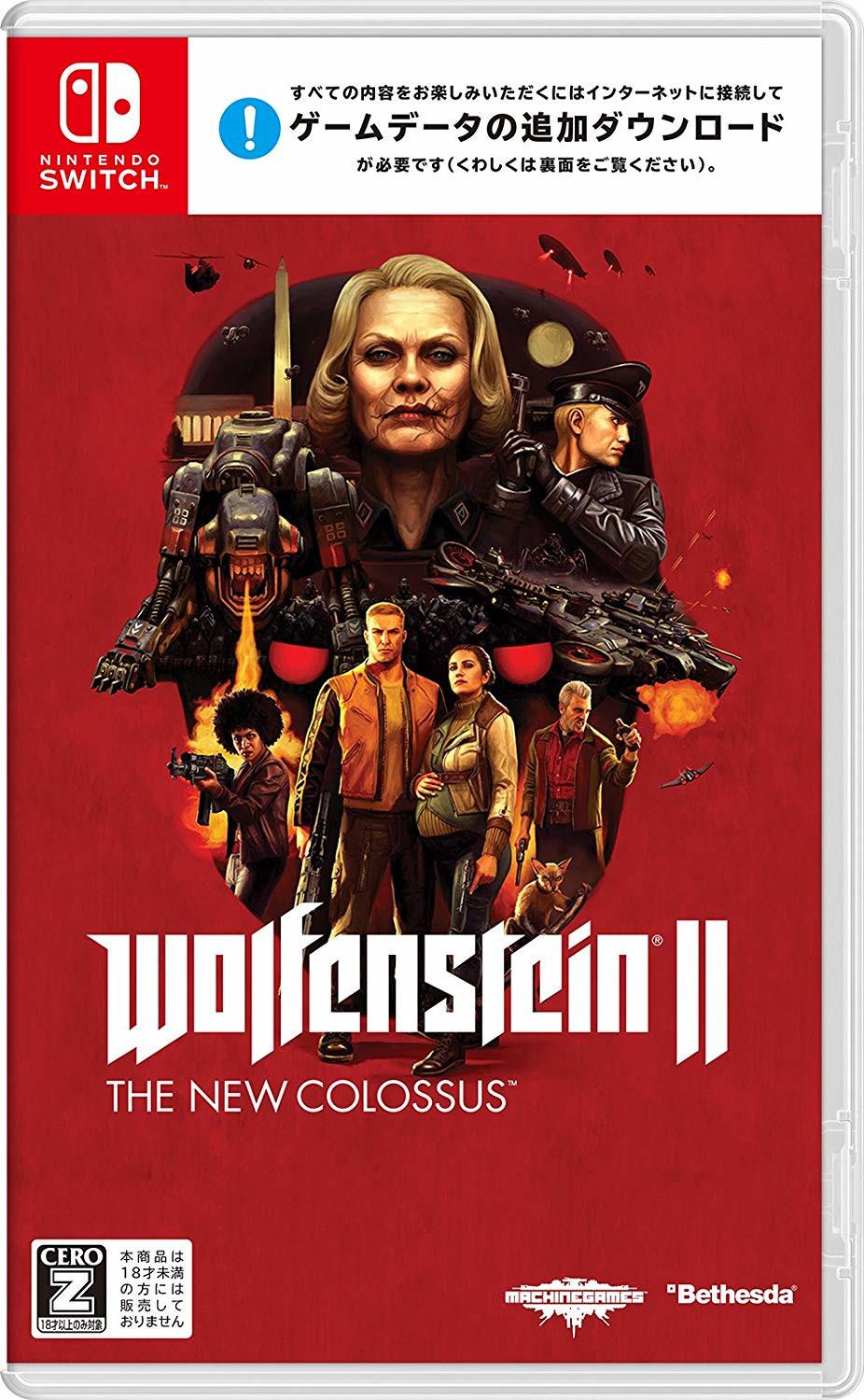 Nintendo Wolfenstein II: The New Colossus, Switch, Nintendo Switch, M (Mature)