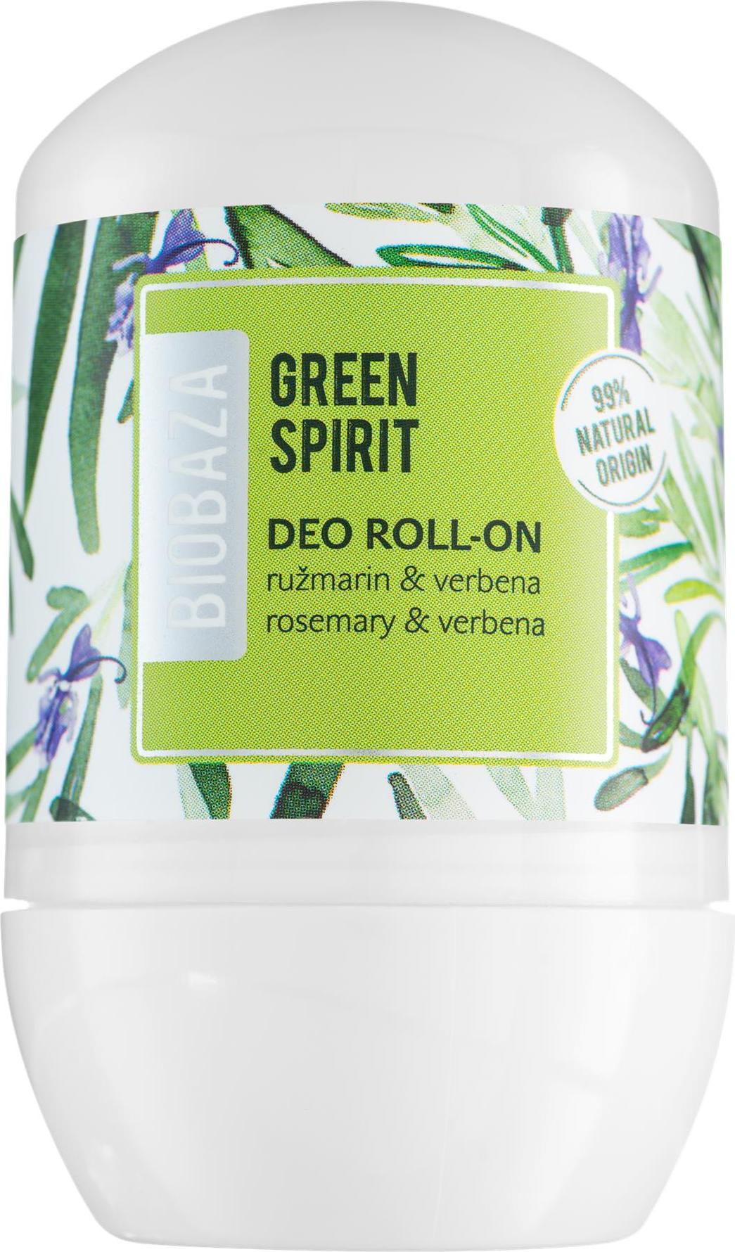 Biobaza Green Spirit Natürlicher Deo Roll-On, 50 ml