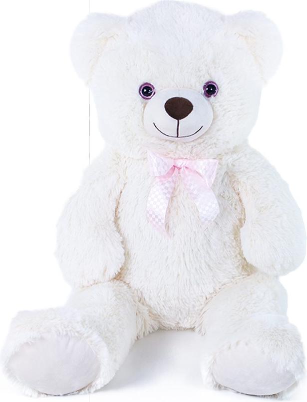 RAPPA Groer Plschbr Lily cremewei mit Anhnger 78 cm