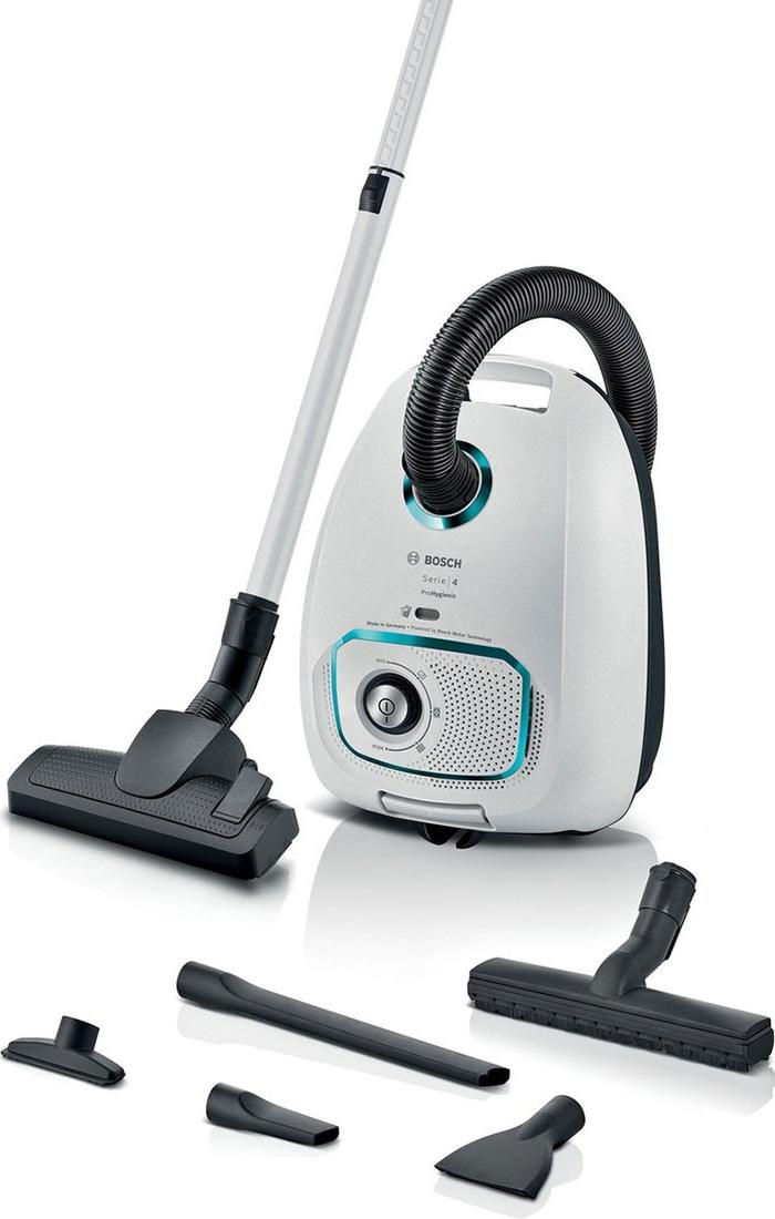 Bosch Serie 4 BGB41HYG1H 600 W weißer Staubsauger mit Beutel