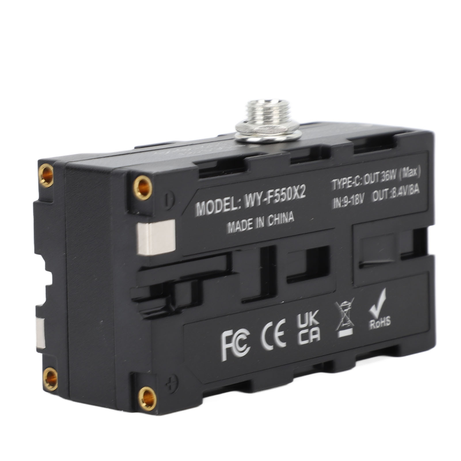 Cocosity NP F970 Akku-Attrappe,NP F750 Akku-Attrappe,NP F570 Akku-Attrappe,NP F550 Akku-Attrappe,DC Akku-Attrappen-Netzteil,Akku-Attrappe für Kamera-Monitor