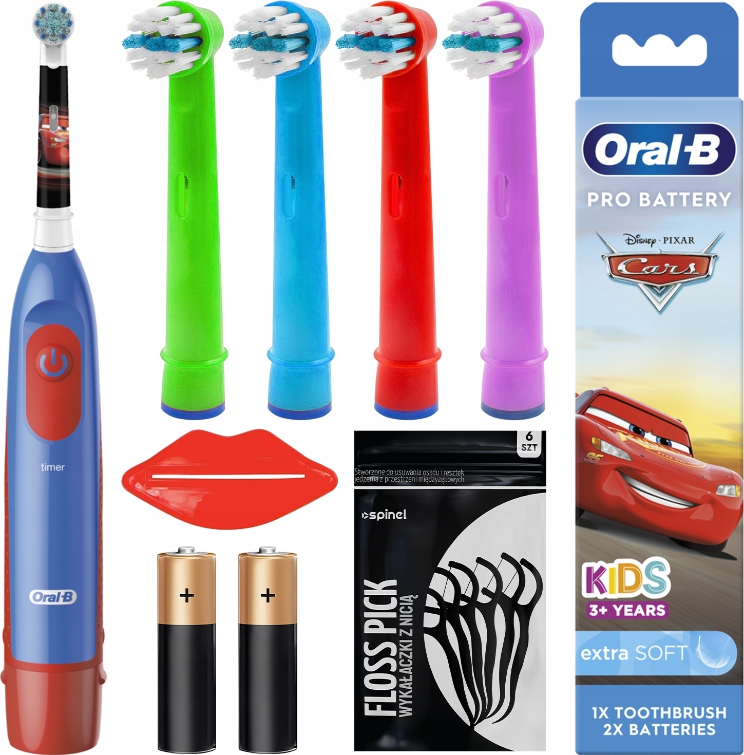 Oral-B Elektrika Pre Deti + 5 Hlav + Časovač