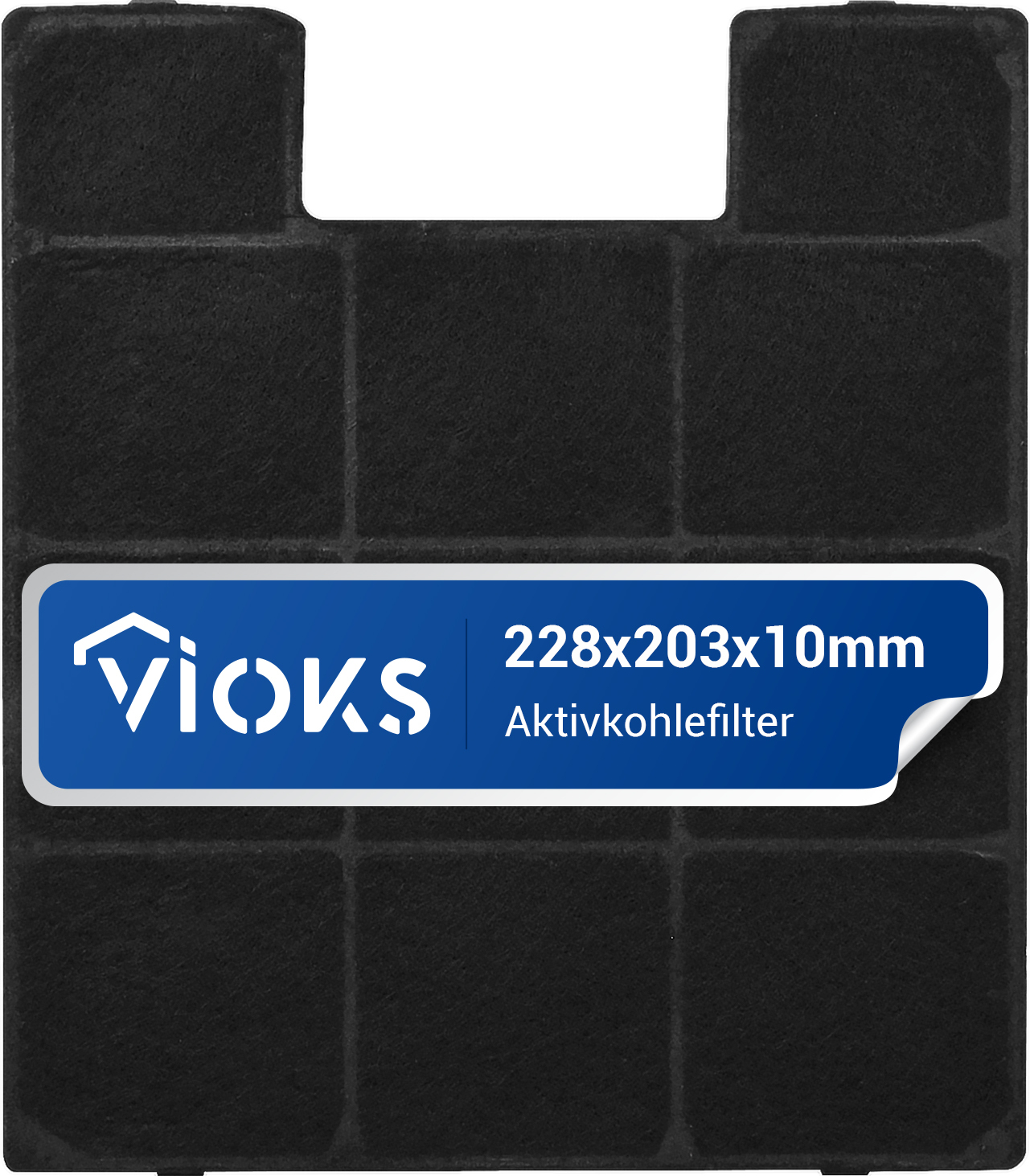 VIOKS Kohlefilter kompatibel mit Amica KF 17141 Aktivkohlefilter für Dunstabzugshaube Alternativteil