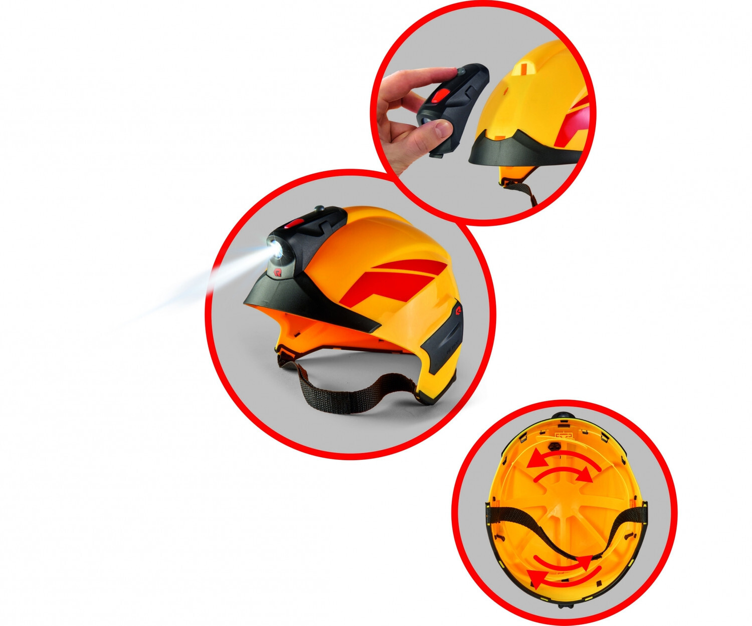 Siba 108101000 Casque de popier Rosenbauer pour enfants, avec lape de casque aovible, taille