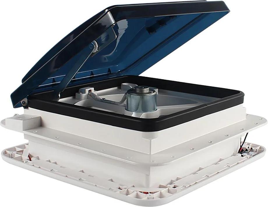 Strešný ventilátor, sieťka proti hmyzu, tichá prevádzka, BIELA