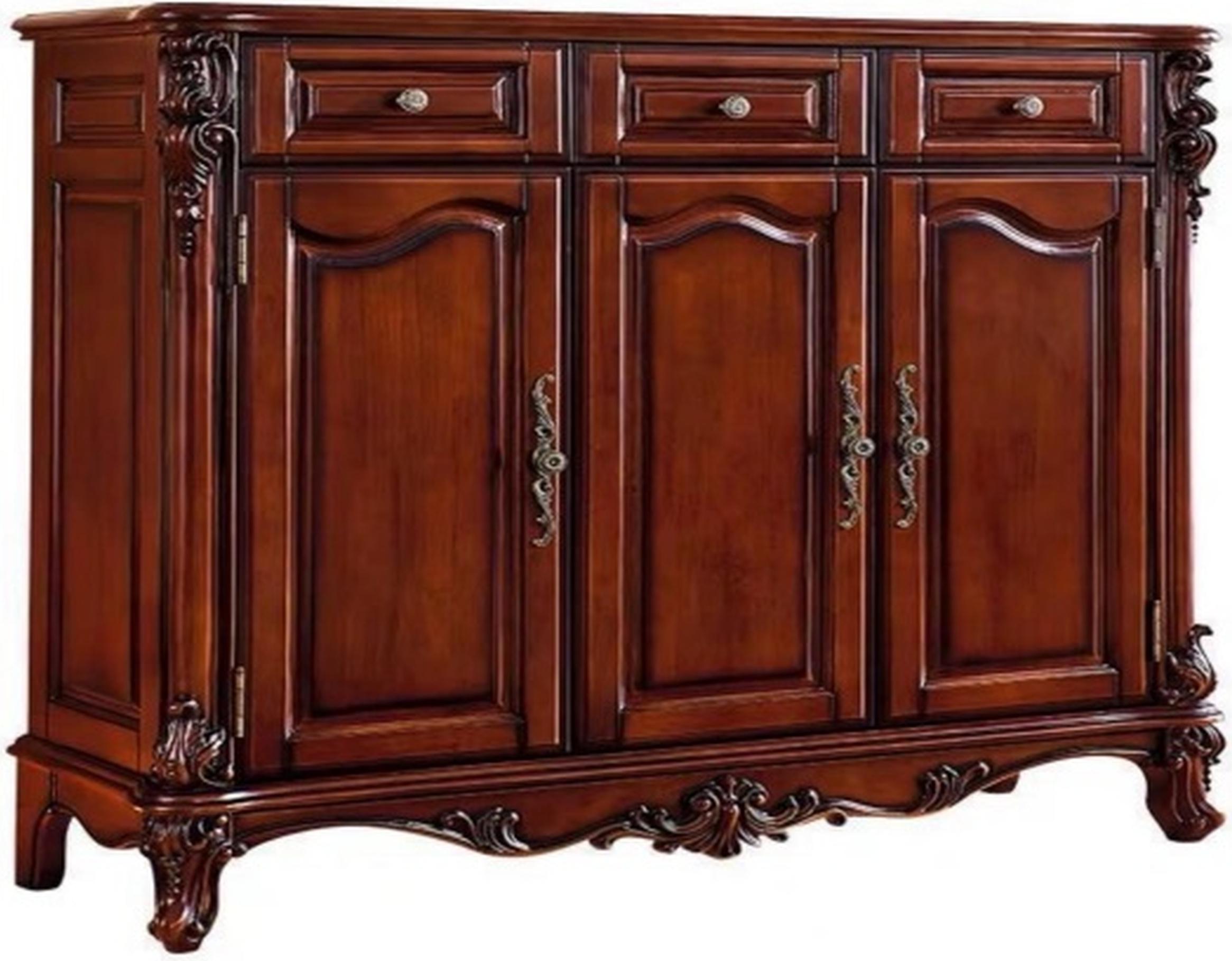 AEA Klassische Braune Kommode Barockzeit Buffetschrank Vorratsschrank