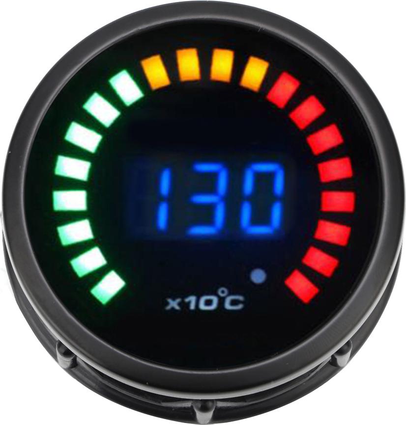 Gistuch Abgas -Temperatur -Messgeräte Auto EGT Temperaturmesser 12V 20LEDs