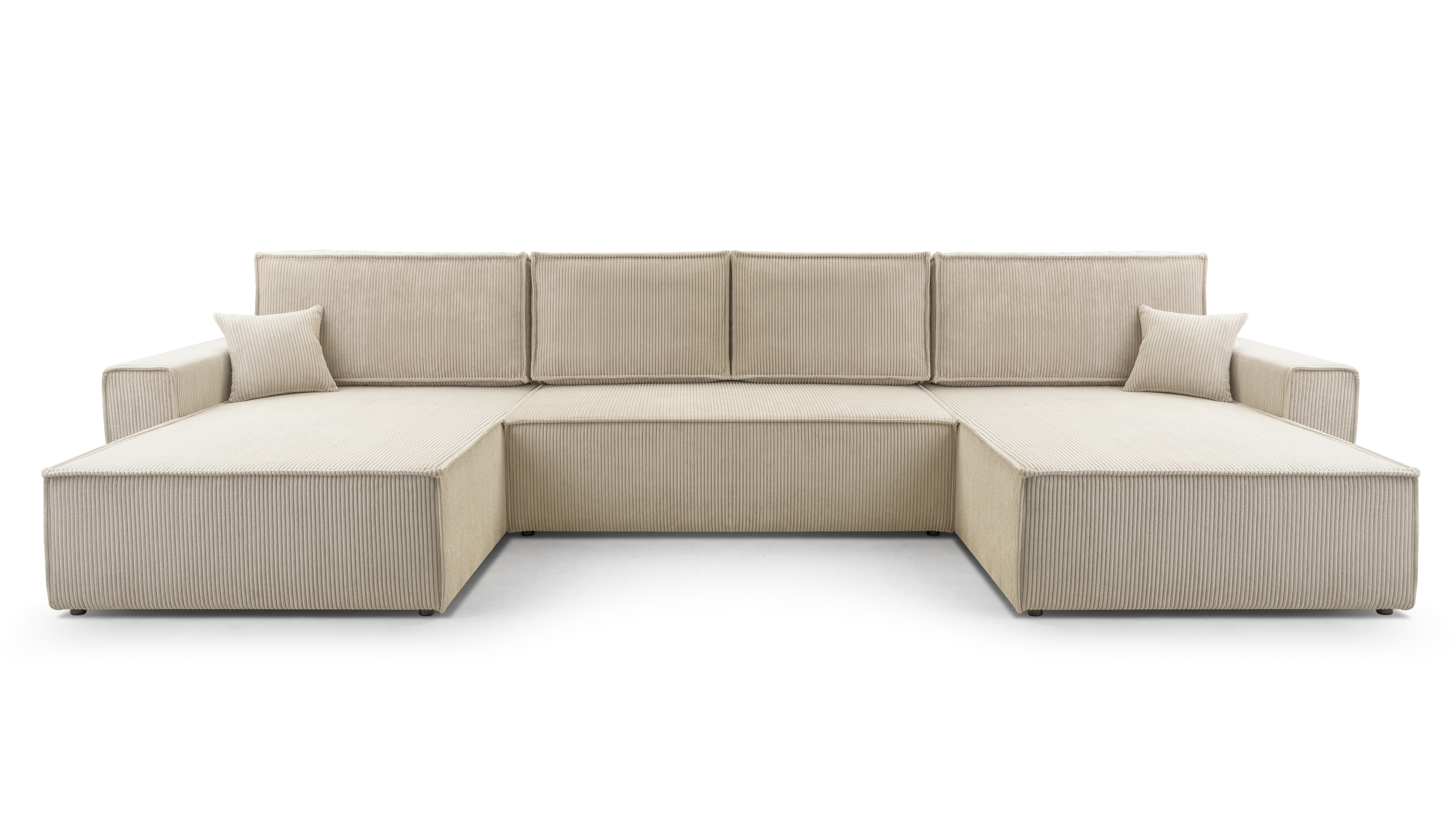 AX LIVING Sofa U Form mit Schlaffunktion Cedria Wohnlandschaft 389cm 