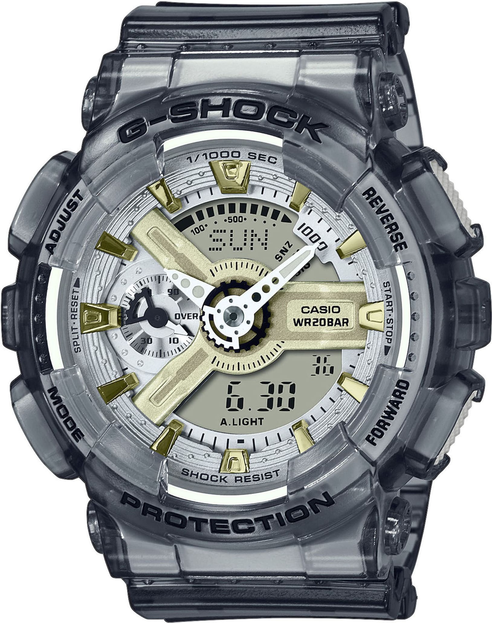 Casio Gshock, Damen, Analog, Blau GMA-S110GS-8AER