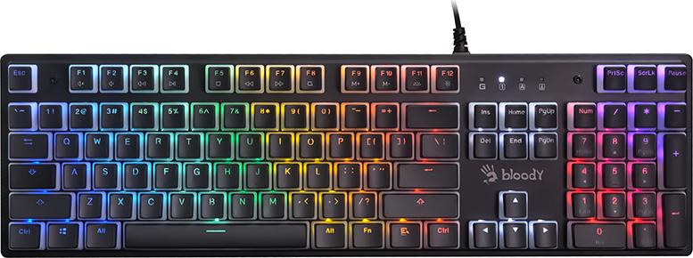 A4 Tech A4TECH BLOODY S520N Pudding Black Mechanische Tastatur (BLMS Blue Switch) GMEG_A4TKLA47788
