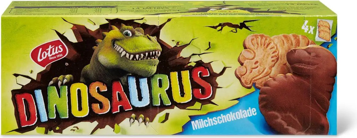 Lotus Dinosaurus Au Chocolat Au Lait 225 G - Comparer Avec