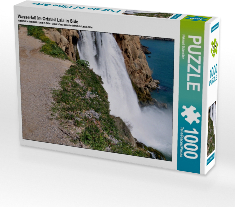 Calvendo Wasserfall im Ortsteil Lala in Side 1000 Teile Puzzle quer 640x480mm, Schneller Helmut; 7294396