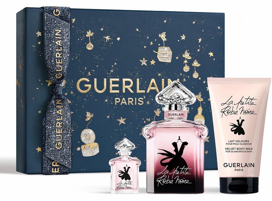 Set Guerlain: La Petite Robe Noire Eau De Parfum For Women 50 ml + La Petite Robe Noire Eau De Parfum For Women 5 ml + La Petite Robe Noire Hydrating Body Lotion 75 ml