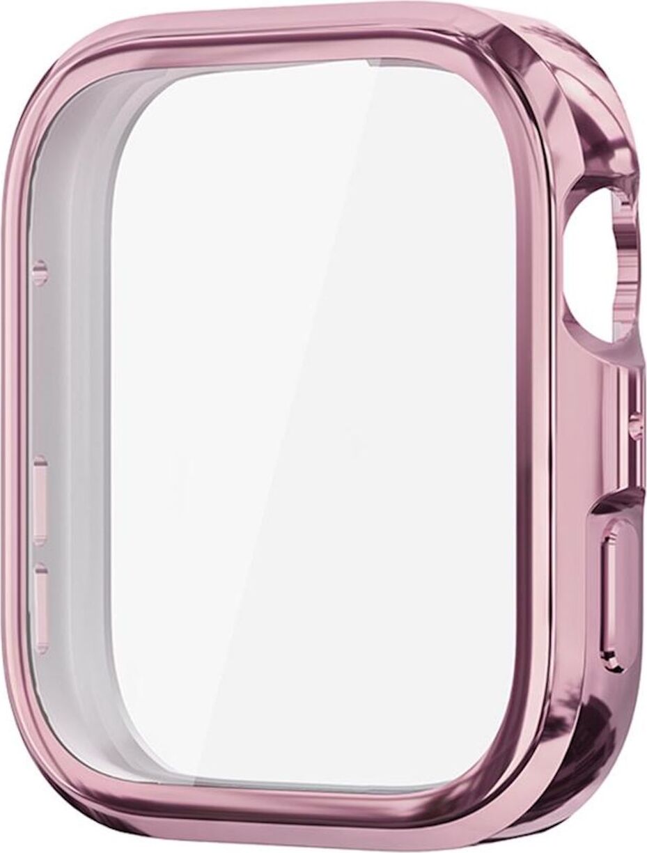 Pre Huawei Watch Fit 4 Galvanizovaný plný kryt TPU Smart Watch Case Pink