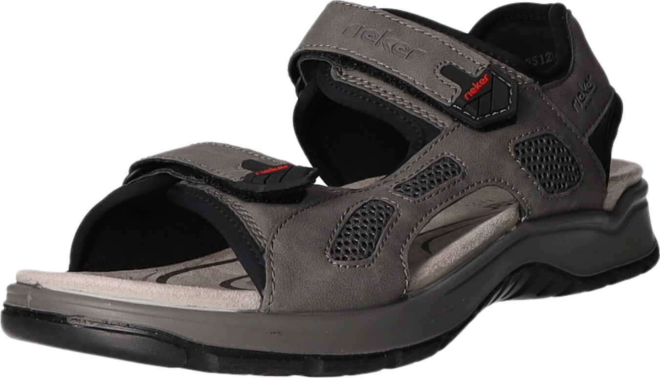 Rieker FSK Herren Sandalen Trekkingsandalen grau 42 26955-42
