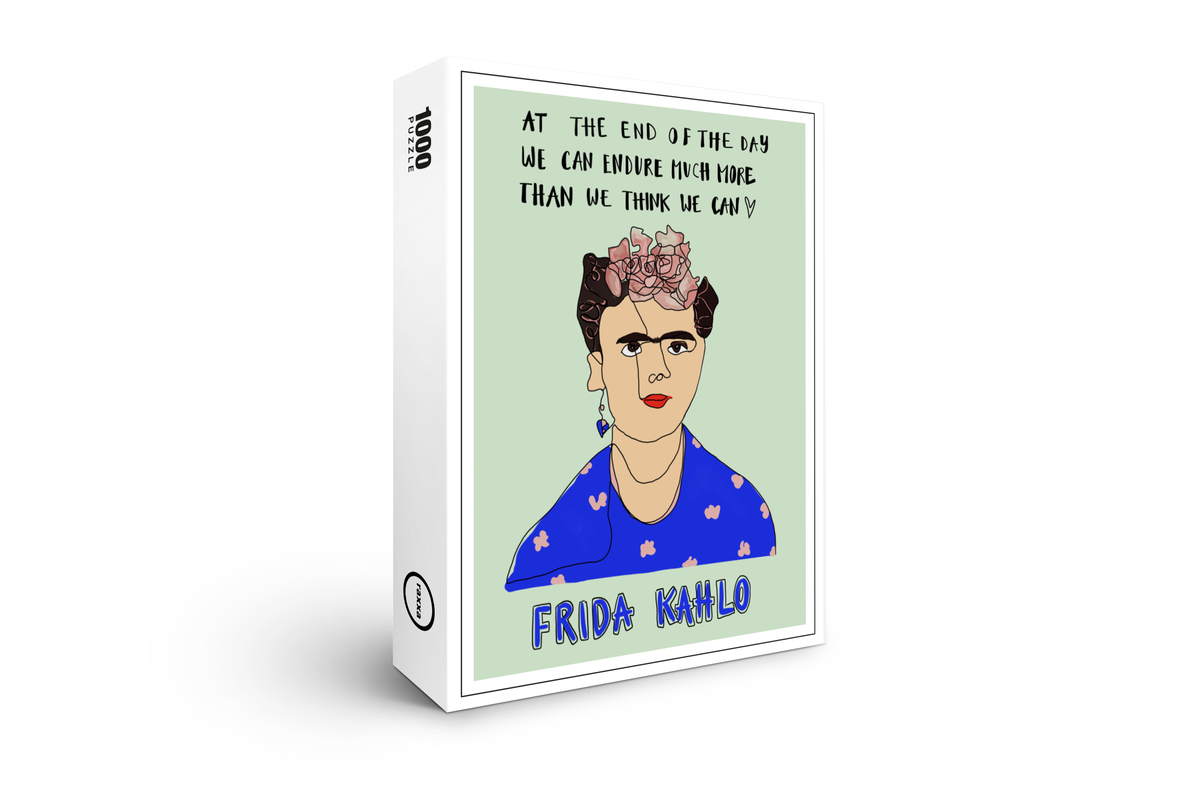 raxxa Premium-Puzzle "Frida Kahlo Quote", 1000 Teile 1-14270-17284-322