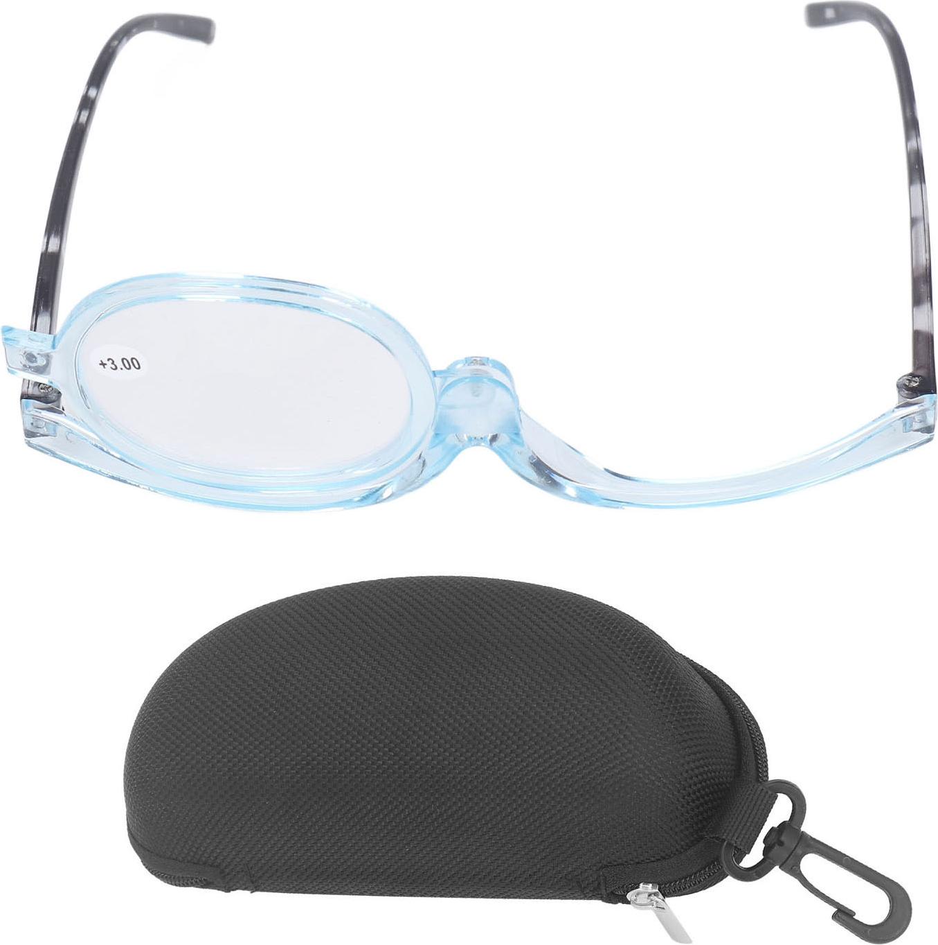 Mmgoqqt Vergrößerungsbrille für Make-up, drehbares Auge, Vergrößerungsbrille mit Einzellinse für ältere Frauen Kau-LA-251222-179