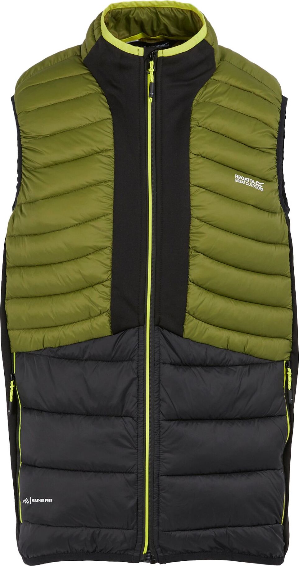 Regatta - "Leedre" Weste Hybrid für Herren RG11151 (S) (Nephrit Grün/Schwarz) UTRG11151