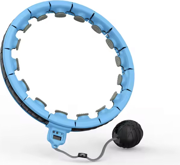 Technoclean Hula-Hoop-Reifen Smart Hula Hoop Bauchtraining hoher Kalorienverbrauch in Blau