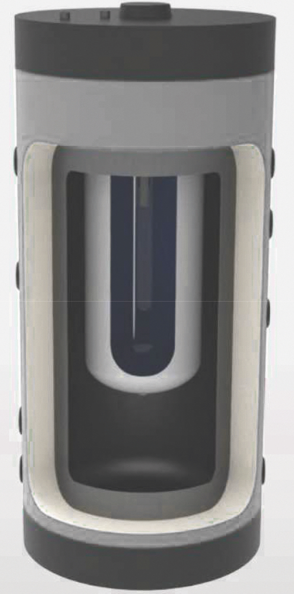 FeuerAnker Kombi-Pufferspeicher 750 L KTT-0-750 Standspeicher Tank in Tank Pufferspeicher