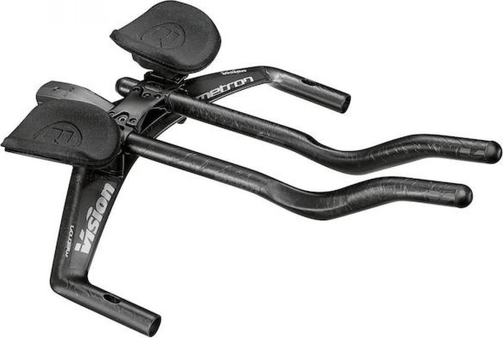 Vision Lenker Metron TFA Aerobar 400 mm Schwarz - aerodynamisches Triathlon-C...