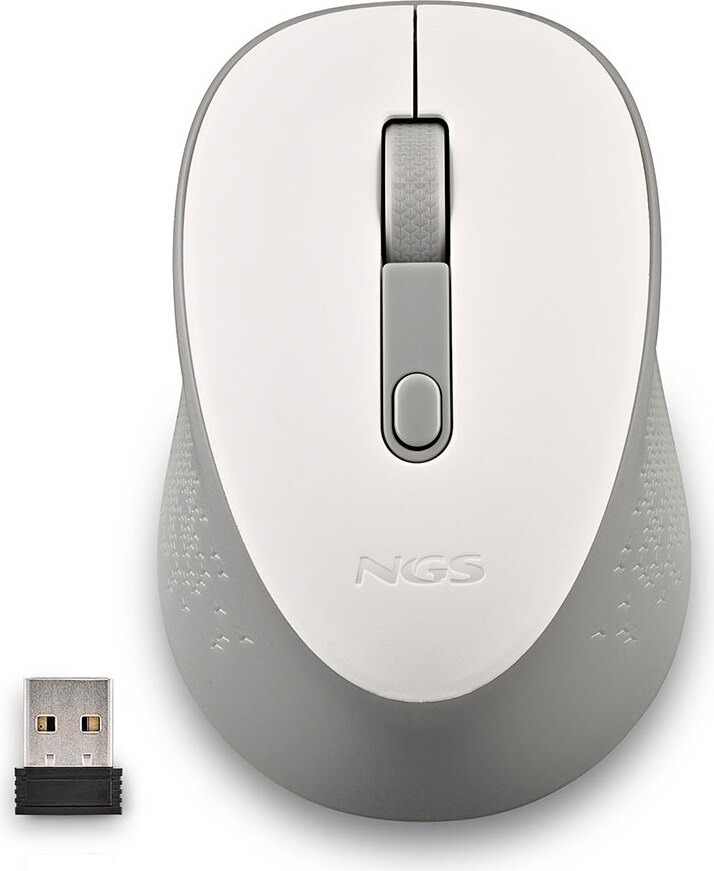 Maus NGS DEWWHITE Wei 1600 dpi (1 Stck) NGS-MOUSE-1349