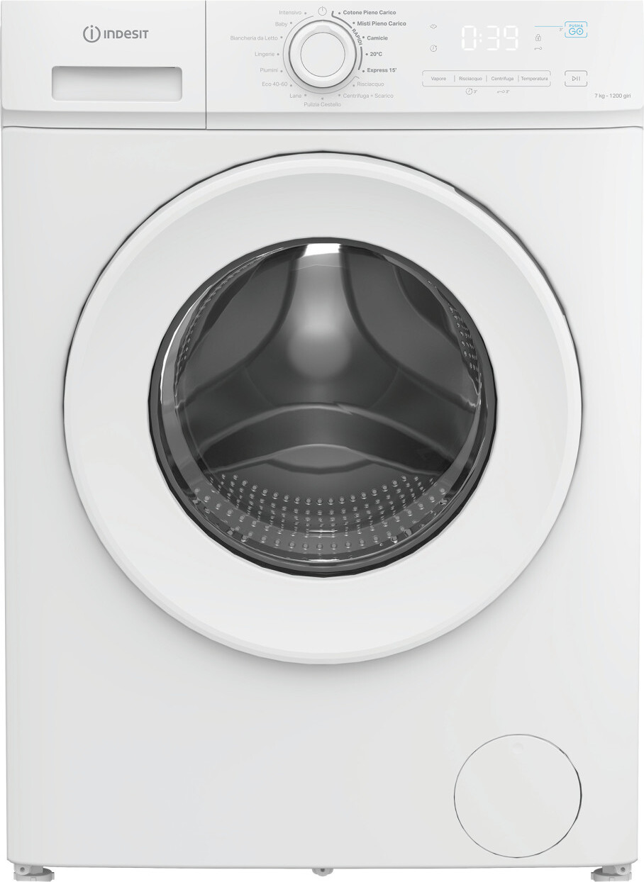 Indesit IMA 762 MY TIME IT, Predné plnenie, 7 kg, D, 76 dB, 1200 ot/min, A