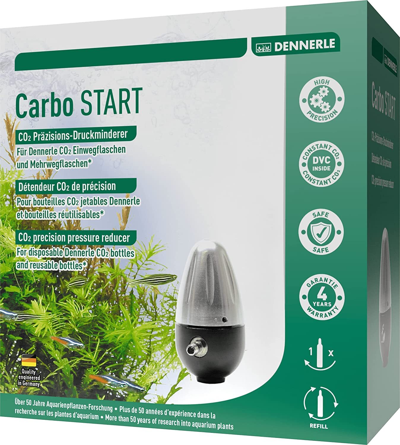 Dennerle Carbo START - Druckminderer zur exakten CO2 Dosierung 3059