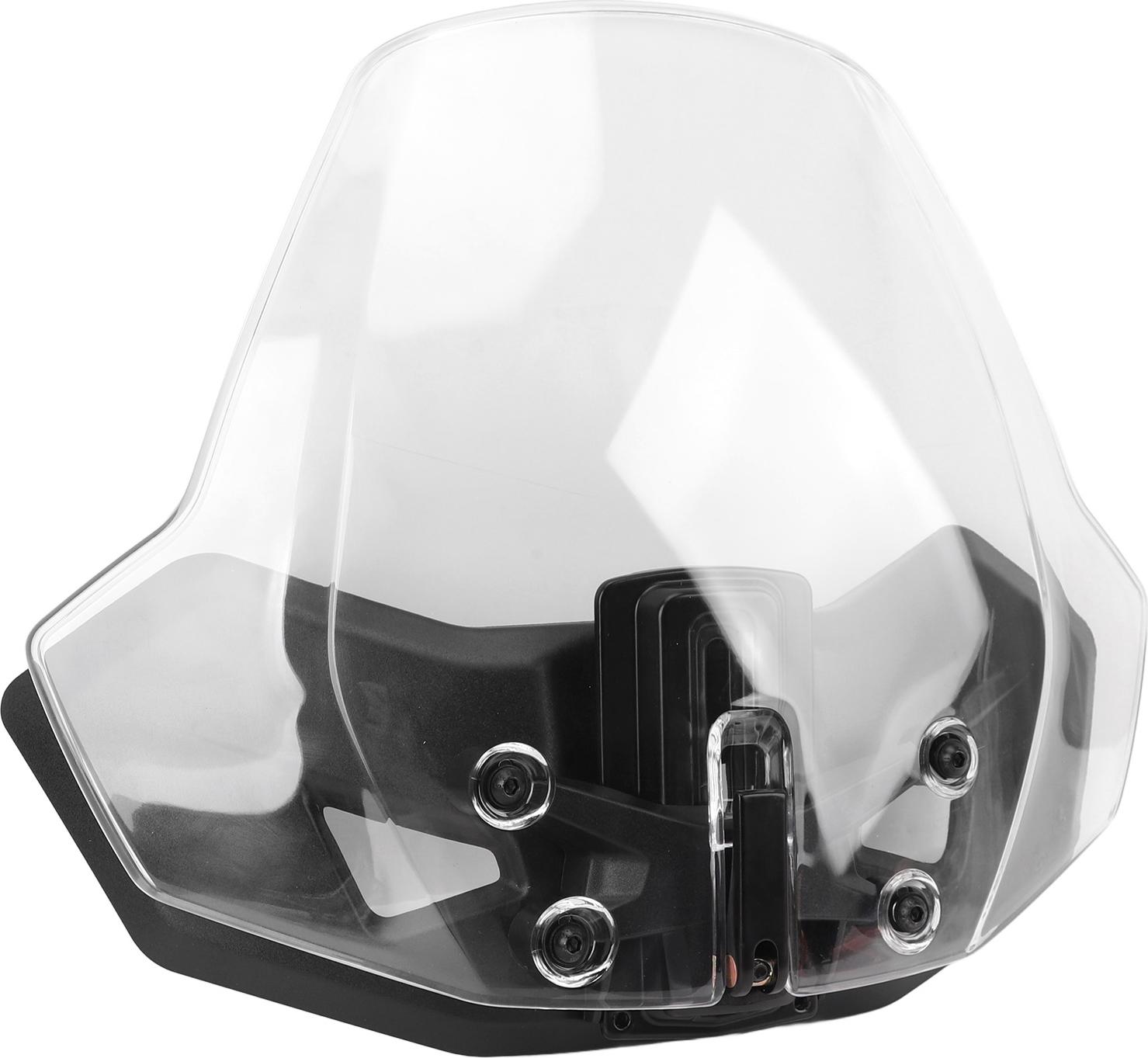 Cocosity Verstellbare Windschutzscheibe 219401032 PC Aerodynamische Komfortverbesserung Sport Windschutzscheibe für Ryker 600 900 Rally Sport Transparent