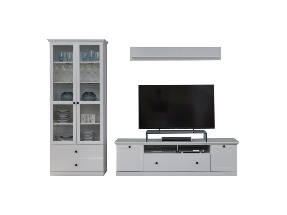 ebuy24 Brax TV Tisch Aufstellung C, weiss. 42-1860.971.01
