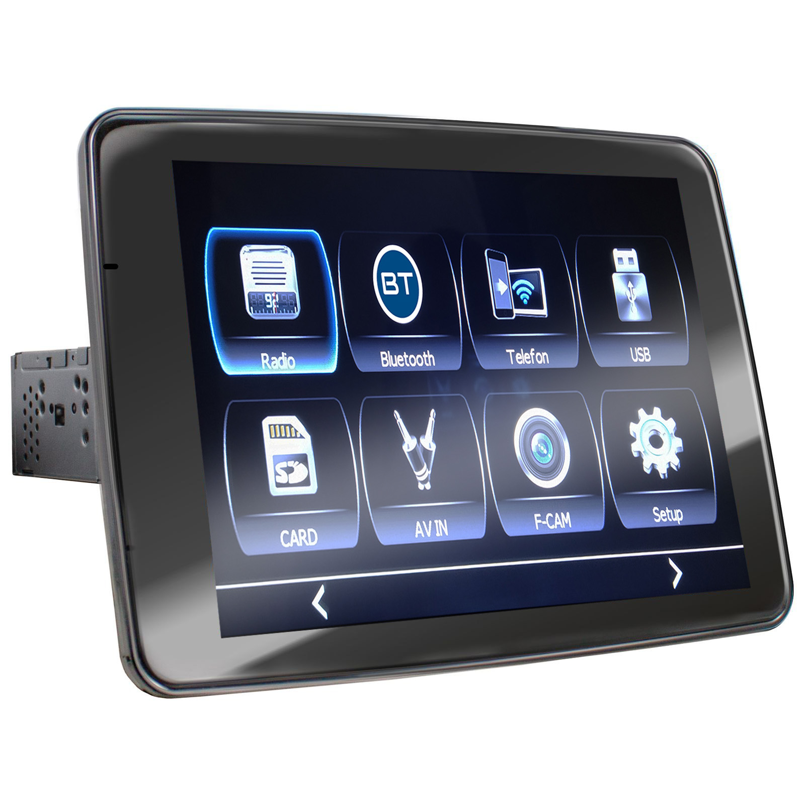 XOMAX XM-V779 Autoradio mit 7 Zoll Touchscreen Bildschirm (kapazitiv),  Mirrorlink, Bluetooth, SD, USB, 1 DIN