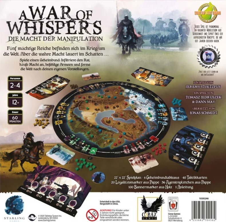 Corax Games A War Of Whispers