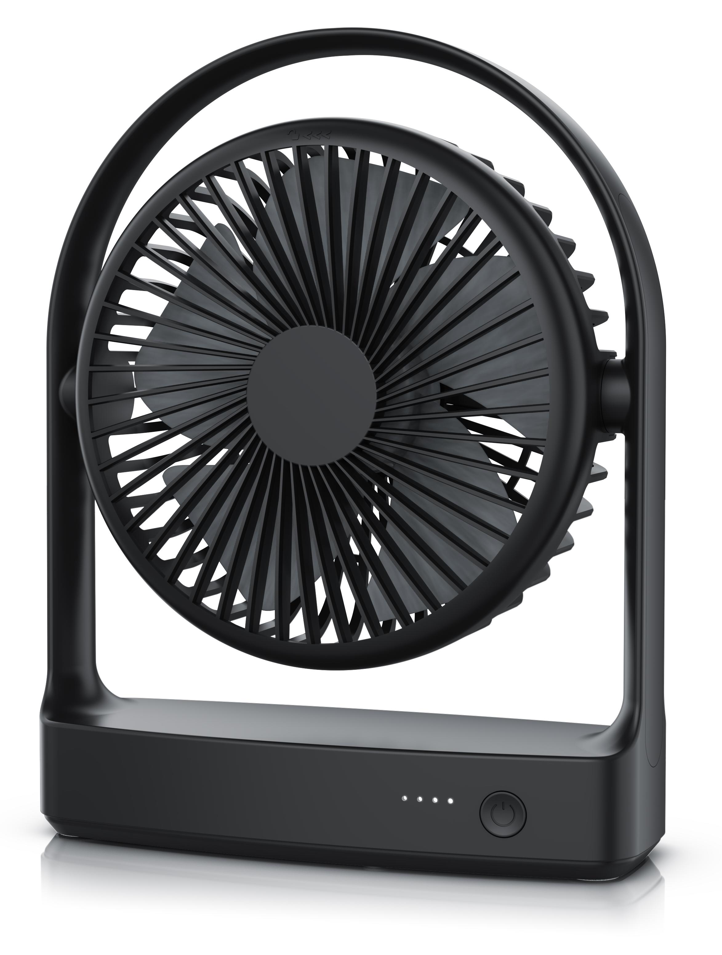 Ventilatore Da Campeggio Solare Con Nebulizzatore, 12000mAh, LED, Telecomando, Rotazione 360°