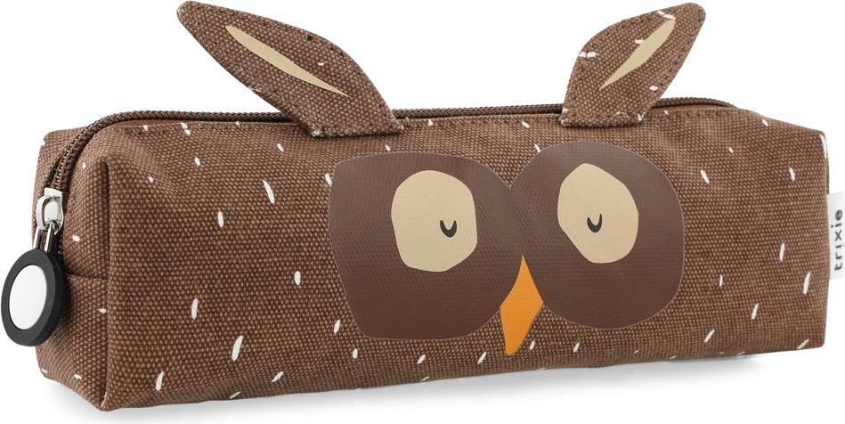 Trixie Federmäppchen - lange Etui Mr. Owl für Schule und Basteln 77-206