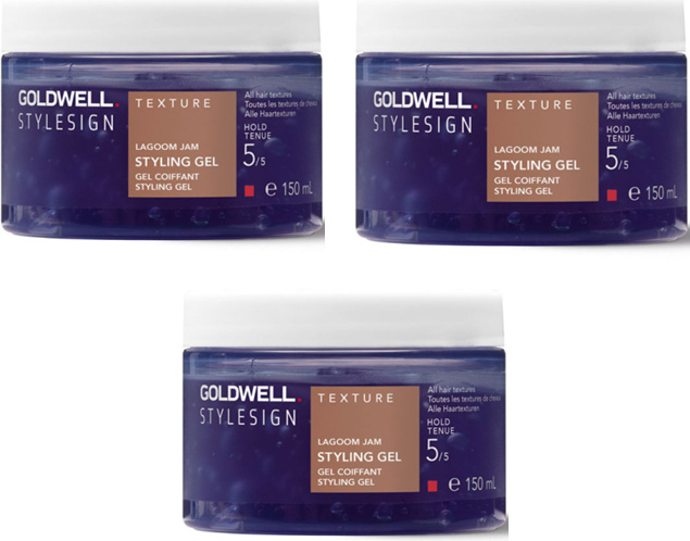 Goldwell | Haargel Stylesign Lagoom Jam - 3x150ml - Schnell trocknend - Volumen und Flexibilität