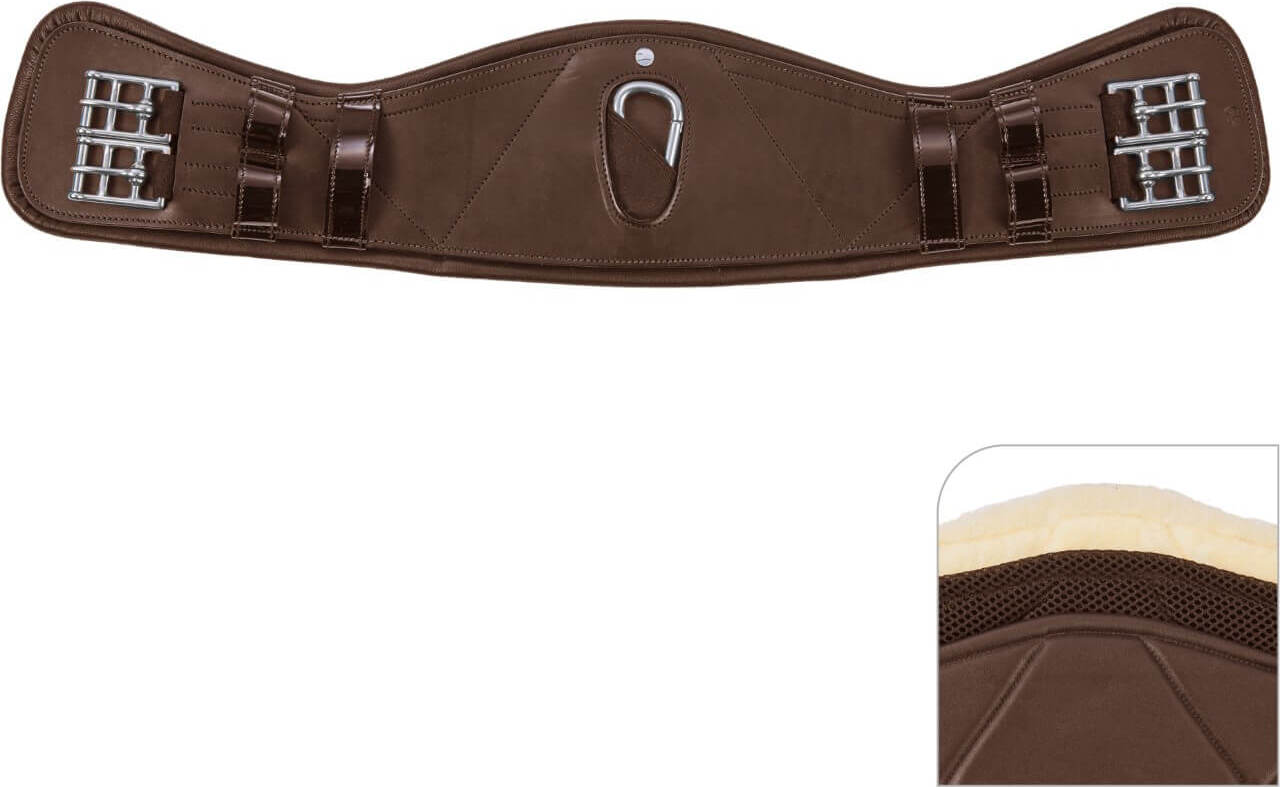 BUSSE Sattelgurt Passage Line CS Dressursattelgurt Braun 55 115556.092.064.