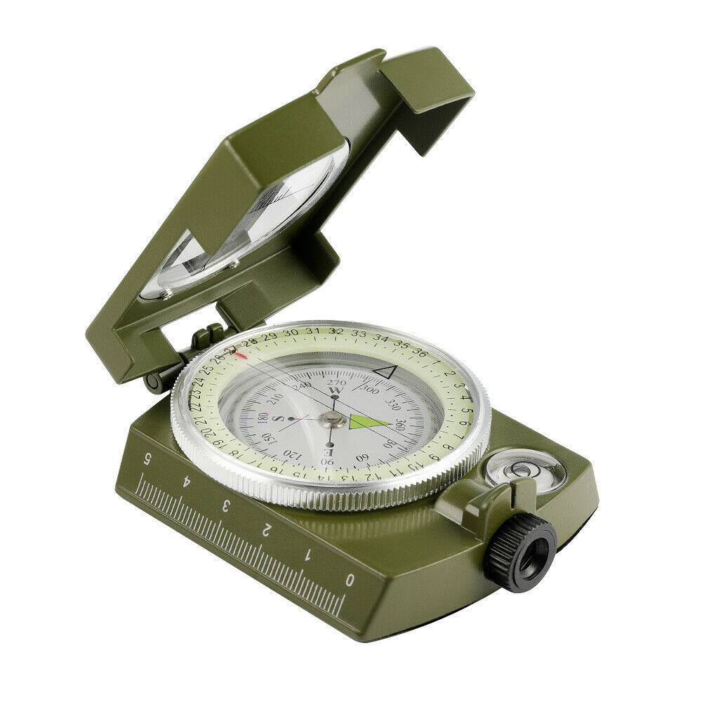 Professioneller Marschkompass Armeekompass Metall Peil Kompass Compass Reisen 