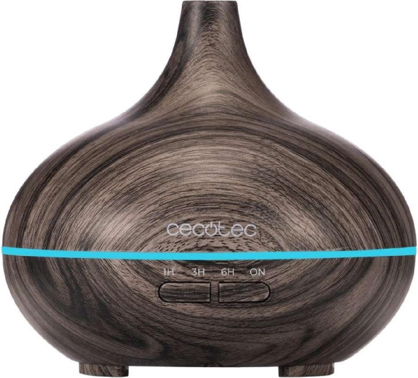 Luftbefeuchter Cecotec Pure Aroma 300 Yin Grey, 300 ml Tank, 7 LED-Farben, bis zu 15 m² 24647