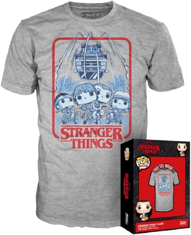 Stranger Things Funko Funko POP! T-Shirt - Stranger Things Group (schwarz) M
