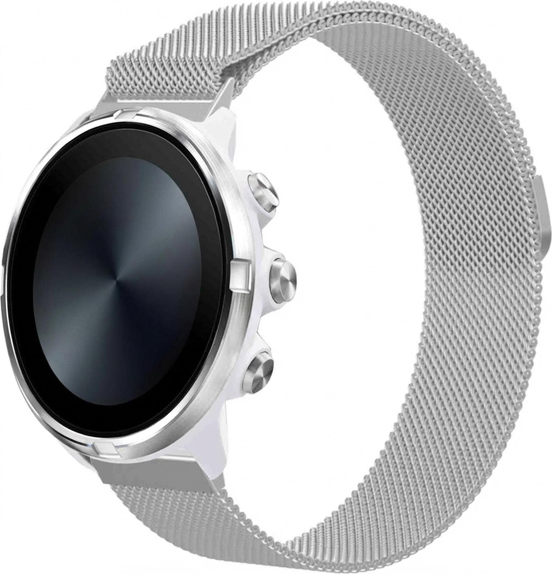 Suunto Spartan Sport Wrist HR Baro/Suunto Spartan Sport Wrist HR/Suunto Spartan Sport/Suunto 9 Baro/Suunto 9/Suunto 7/Sony Smartwatch 2 Band: imoshion Milanees magnetisch bandje